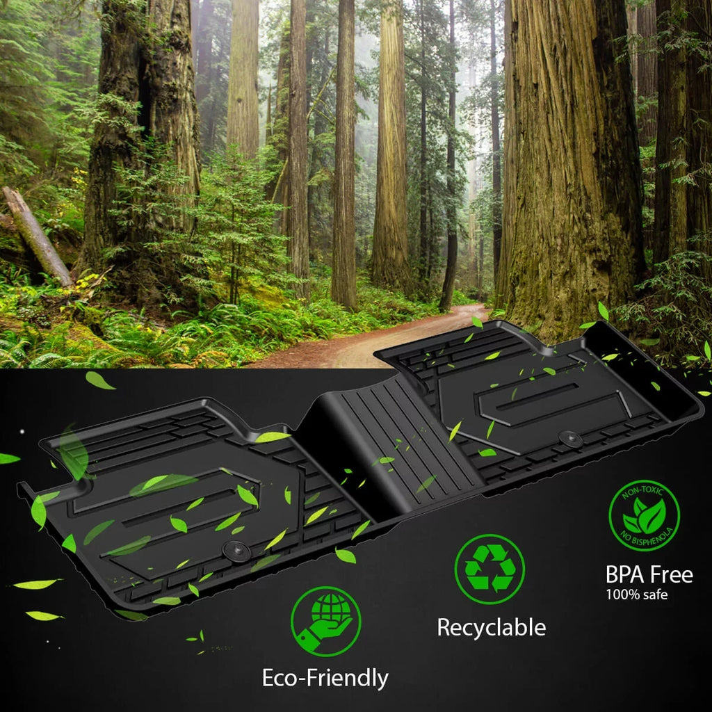 Floor Storage, for Double Plastic Silverado/GMC Cab, 1500 Fit Without & Lasfit Cab Crew 2020-2022 Mats (Don't Chevrolet 2019-2022 2500HD/3500HD Sierra Storage)