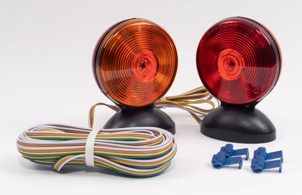 Solutions and Towing Kit, 2 C6300, Magnetic Red Amber Sided Light Hopkins Towing
