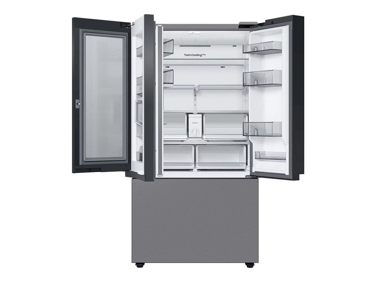 Samsung Bespoke 3-Door French Door Refrigerator (30 Cu. Ft.) With Beverage Center Rf30Bb6600Ql
