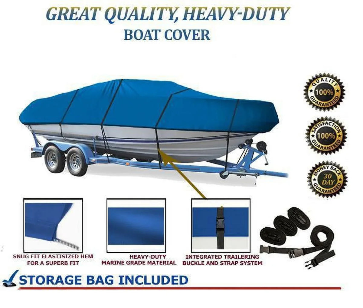 FISH/SEA SPECTRUM HAWK ALL COVER PRO BLUE, grade BOAT for YEARS Compatible GREAT 16