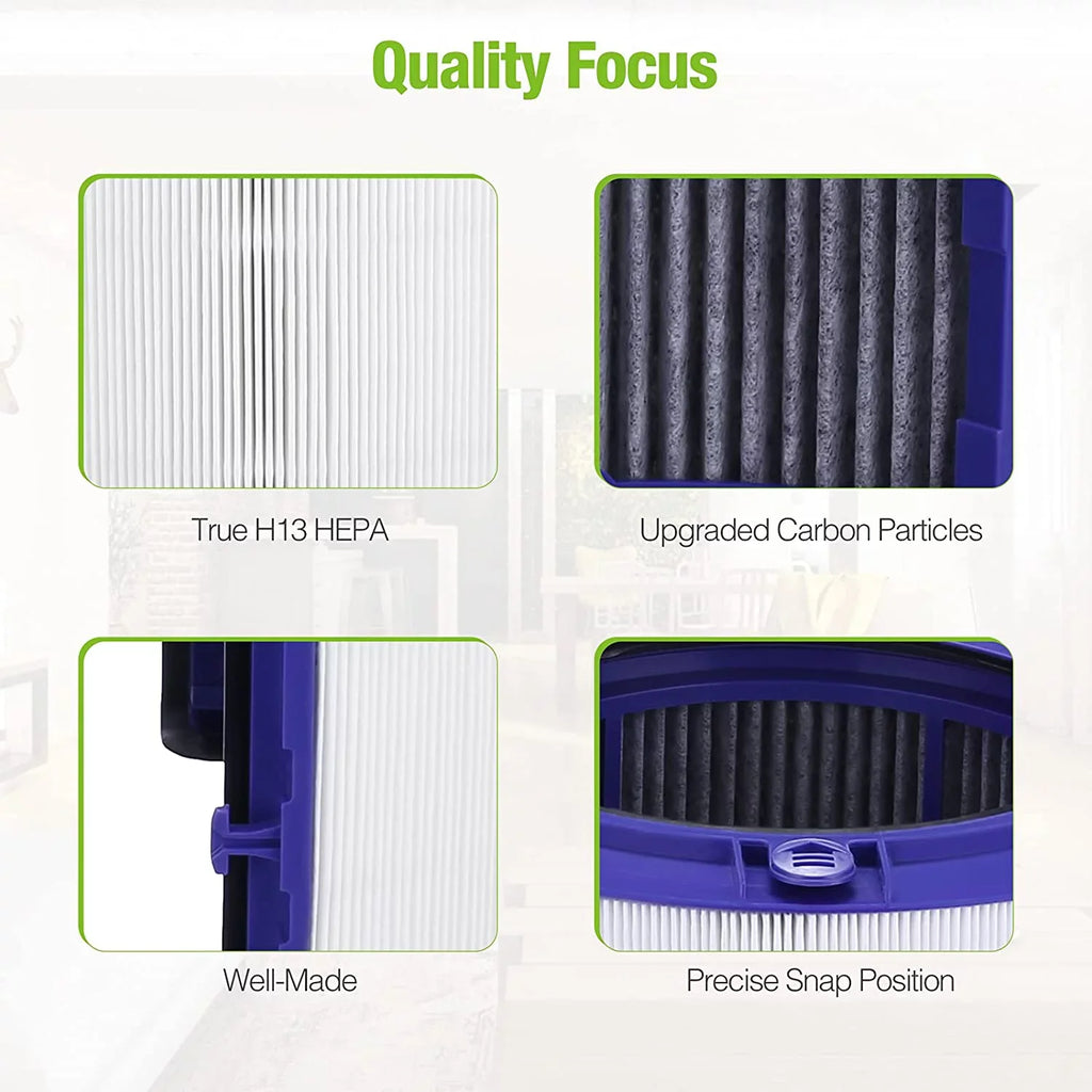 Hometimes Replacement Filter For Dyson Hp06 Tp06 Ph01 Ph02 Hp07 Tp07 Hp09 Tp09 Air Purifiers,H13 Hepa Filter Comprehensive For Dyson Pure Cool Hot Air Purifier, Part # 970341-0