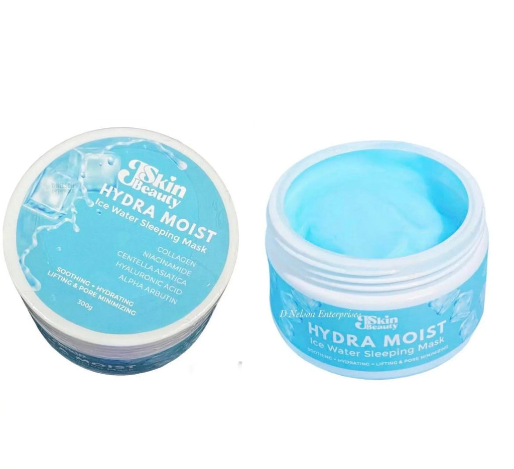Beauty PRINTED Hydra Ice Skin - J Jars Moist Mask DATES NO 2 liquid EXPIRY Sleeping