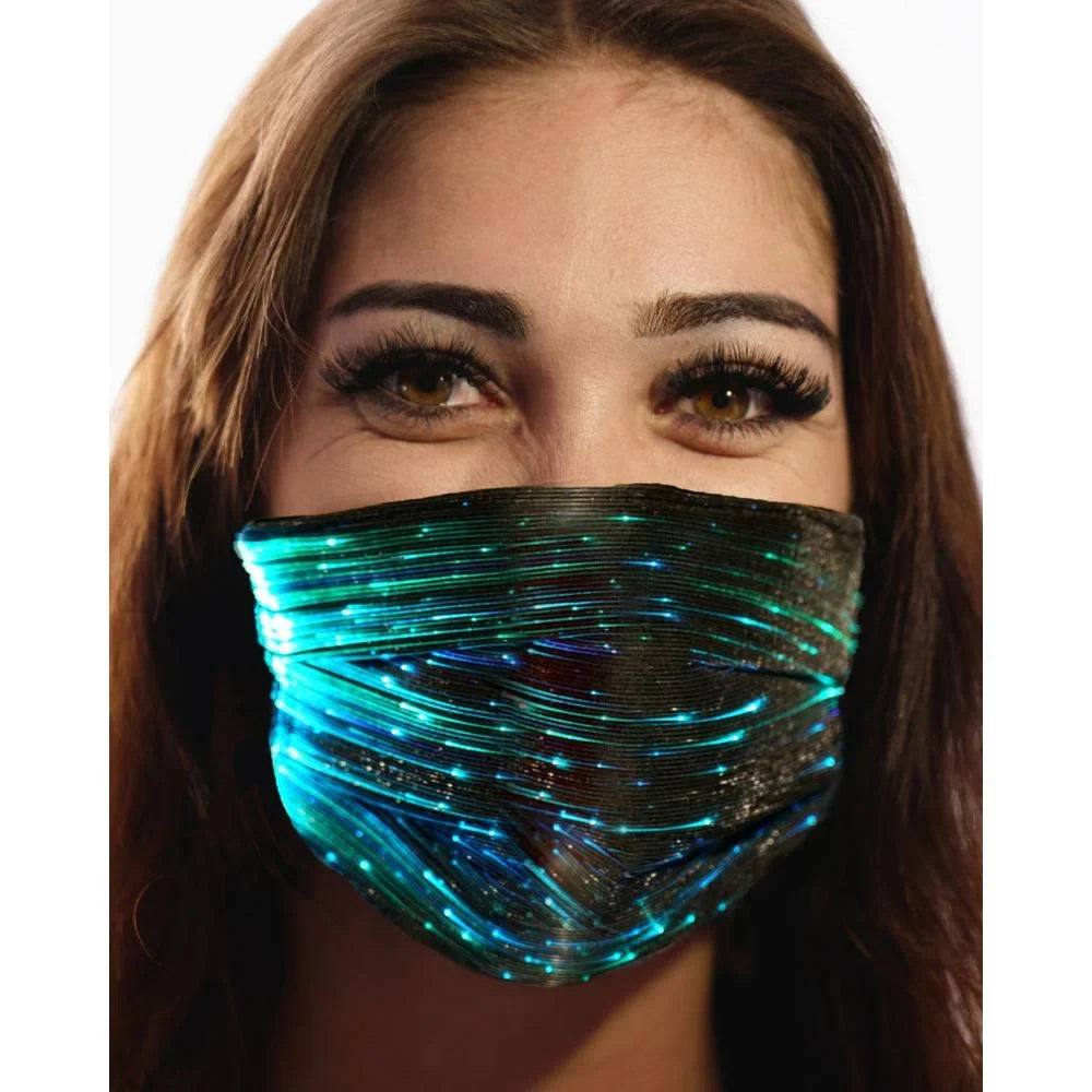 Western Fashion Inc. Led Party Mask - Black 106332