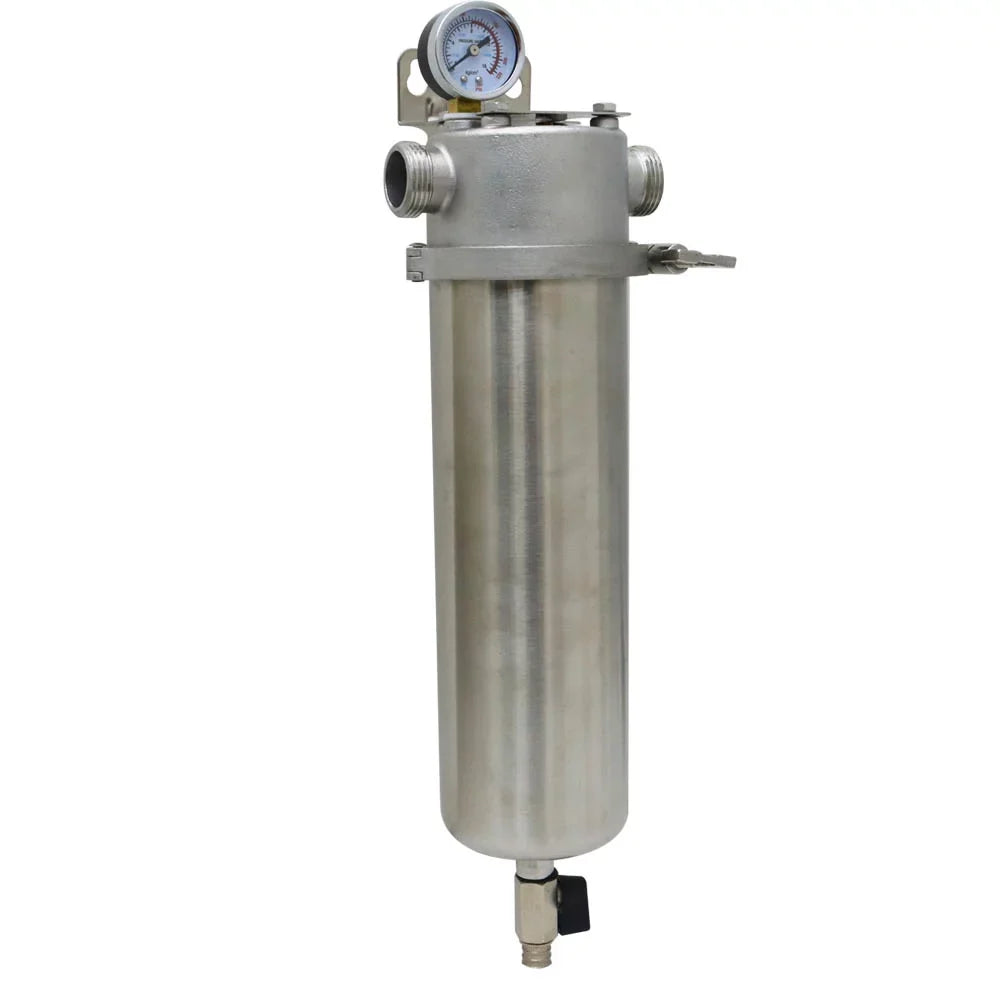 Front Stainless NPT Steel Whole 1 inch inch House TECHTONGDA 8000L/h for 304 liquid liquid Filter Purification 10 Housing Filter