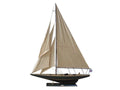 Handcrafted Decor R -Endeavour60 Wooden Rustic Endeavour Model Sailboat Decoration- 60 In.