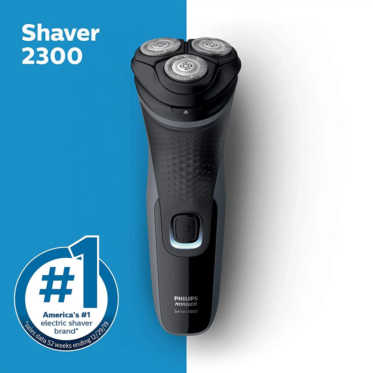 Norelco Shaver with Philips Grooming Trimmer Pop-Up Electric Rechargeable Men, for Shaver Mens S1211/81