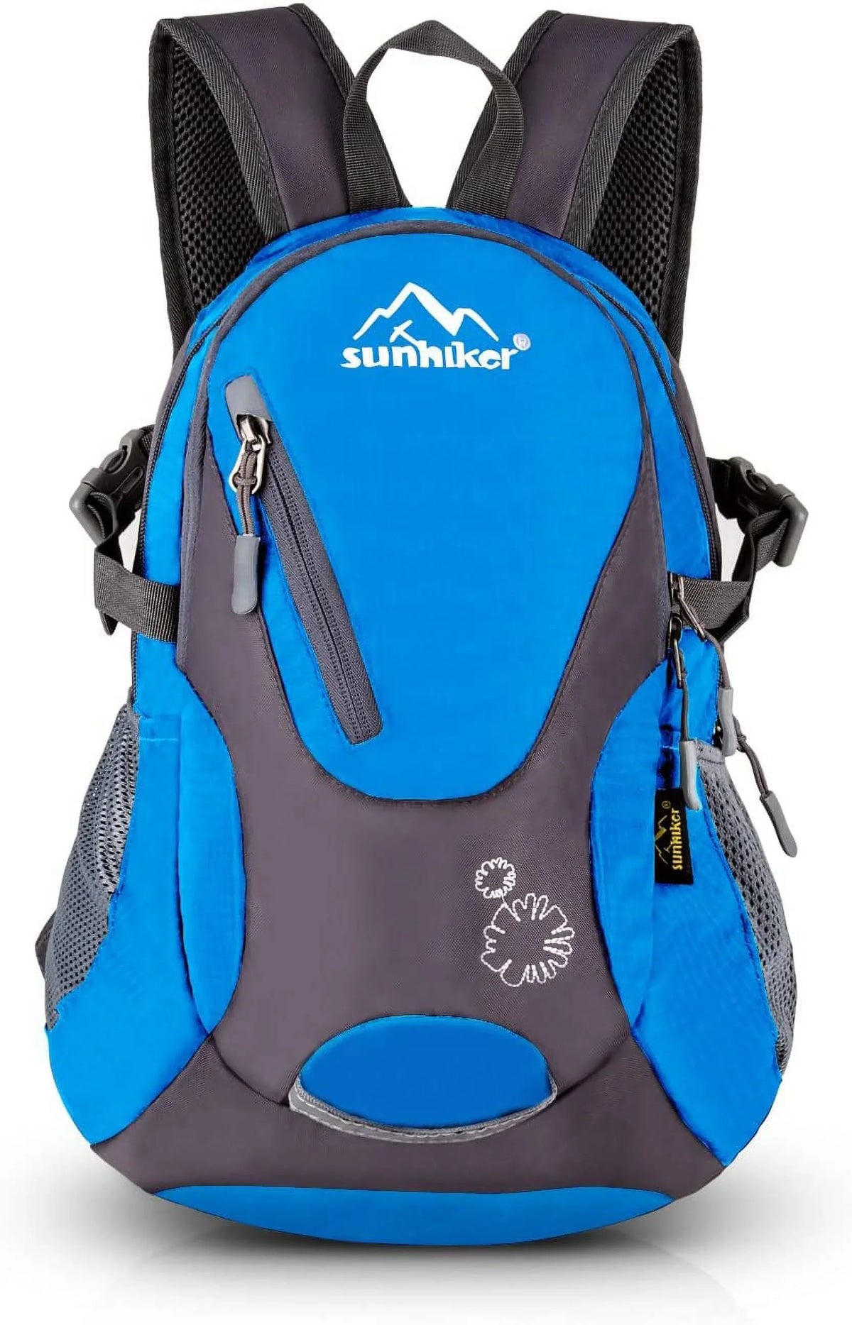 Sunhiker Cycling Hiking Backpack Water Resistant Travel Backpack Lightweight Small Daypack M0714 Small Azure