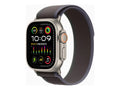 Apple Watch Ultra 2 - 49 Mm - Titanium - Smart Watch With Trail Loop - Nylon Weave - Blue/Black - Band Size: S/M - 64 Gb - Wi-Fi, Lte, Uwb, Bluetooth - 4G - 2.17 Oz