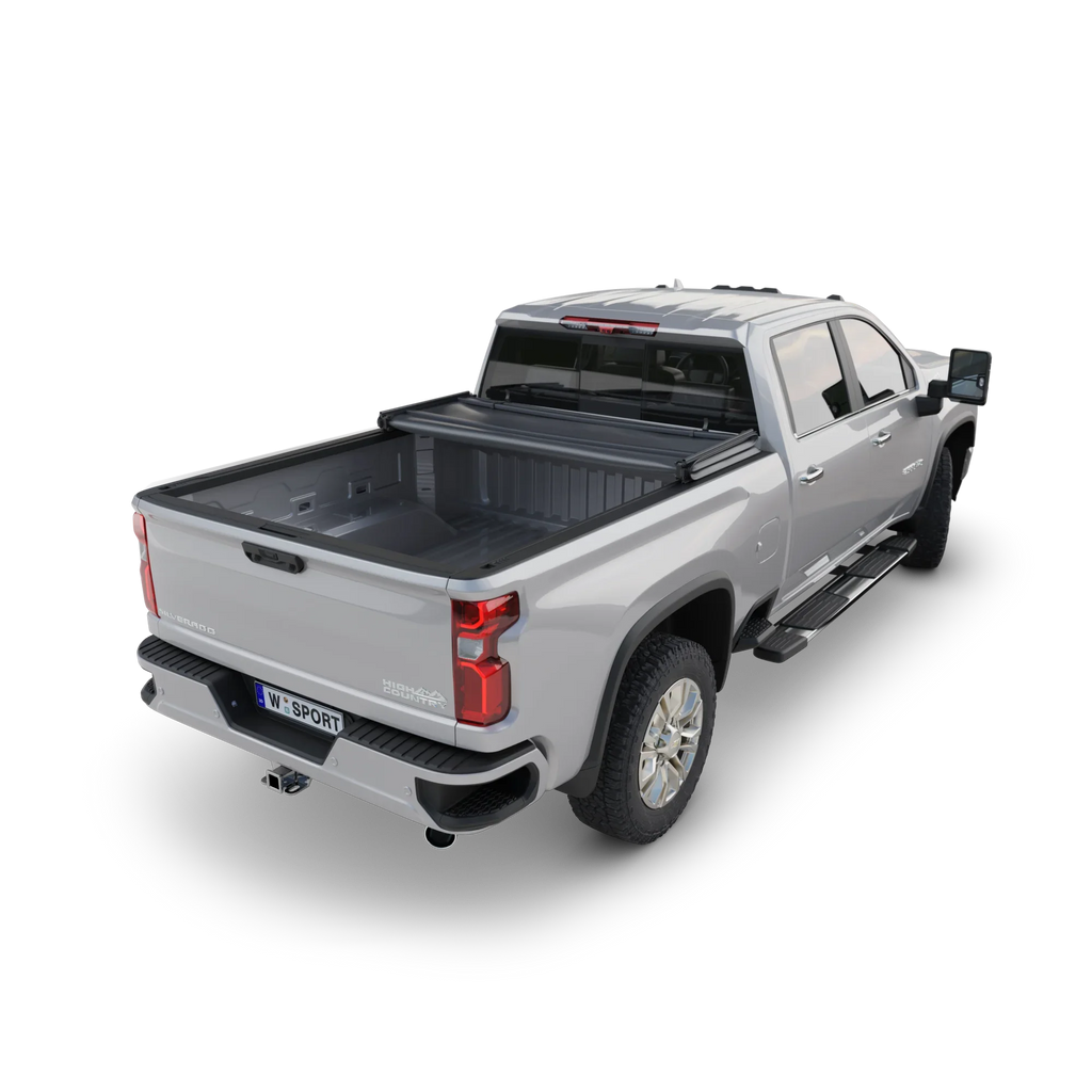 Worksport Sc3 Soft Folding Truck Bed Tonneau Cover | 20-1255 | Fits 2019 - 2022 Chevrolet/Gmc Silverado/Sierra 5'8” Short Box Bed