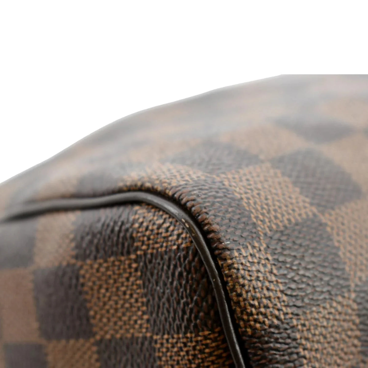 Damier Bag Ebene Speedy Shoulder 30 Bandouliere Brown Pre-owned