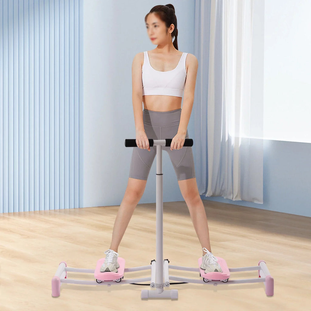 Hip Thigh Leg Exerciser Gym Strength ZhdnBhnos Equipment Trainer Training Home Fitness Leg Pelvic Muscle Indoor Inner Exercise Machine Floor