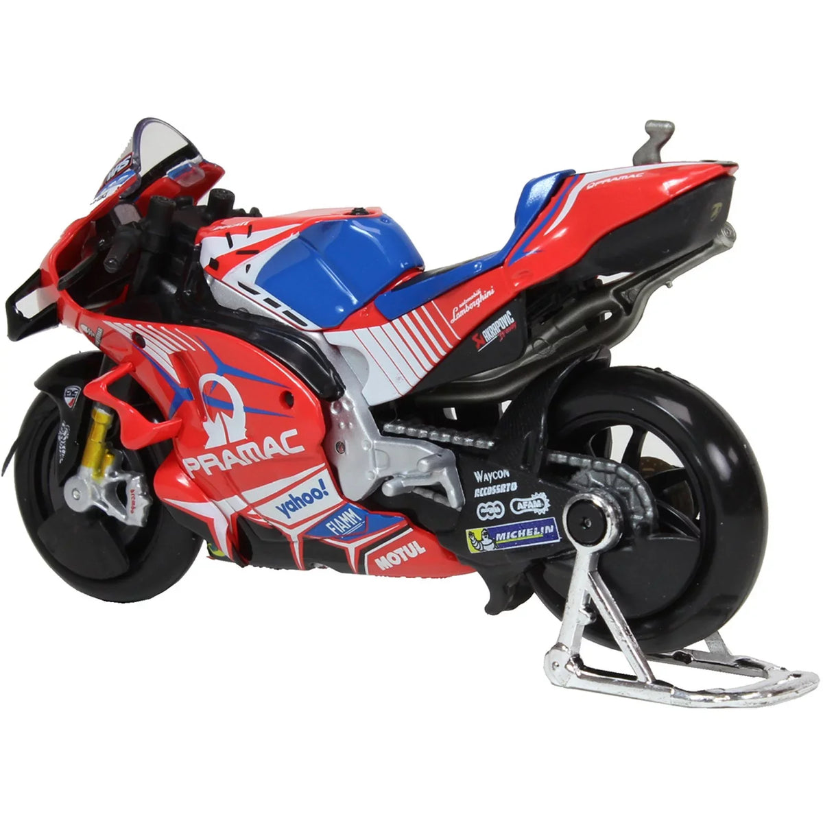 Ducati Pramac Racing Jorge Martin (2021) Motorcycle [1:18 Scale In Red/Blue]