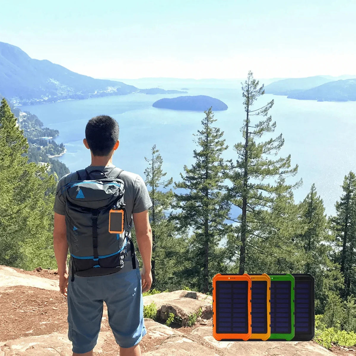 Roaming Solar Power Bank Phone Or Tablet Charger