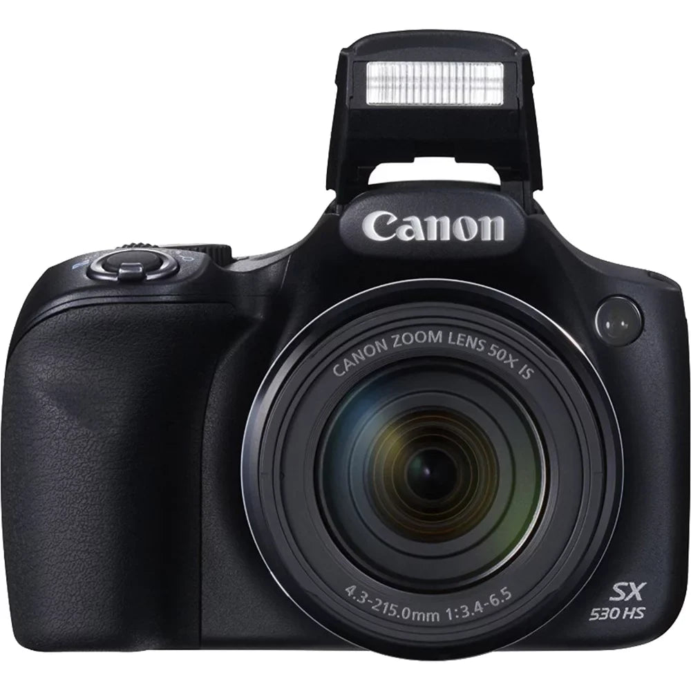 Canon Powershot Sx530 Hs 16Mp 50X Opt Zoom Full Hd Digital Camera Black Deluxe Bundle. Includes 32Gb Secure Digital Sd Memory Card, 1150Mah Battery P