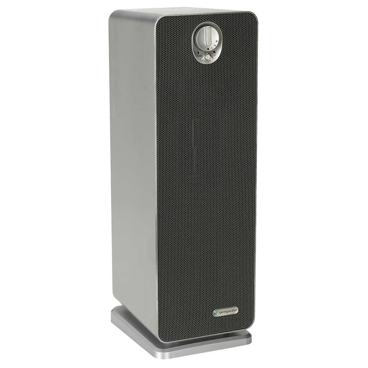 UV 2-pack Odor True Purifier, Air 22 GermGuardian with and Sanitizer Reduction, HEPA