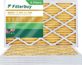 AC MERV Filterbuy (5-Pack) Pleated Air Filters Furnace 16x24x1 11 HVAC