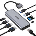 for HDMI MacBook HDMI Adapters Dual C MacBook Pro Pro Docking Monitor MacBook USB Station Mac in Pro 1 Air Adapter,9
