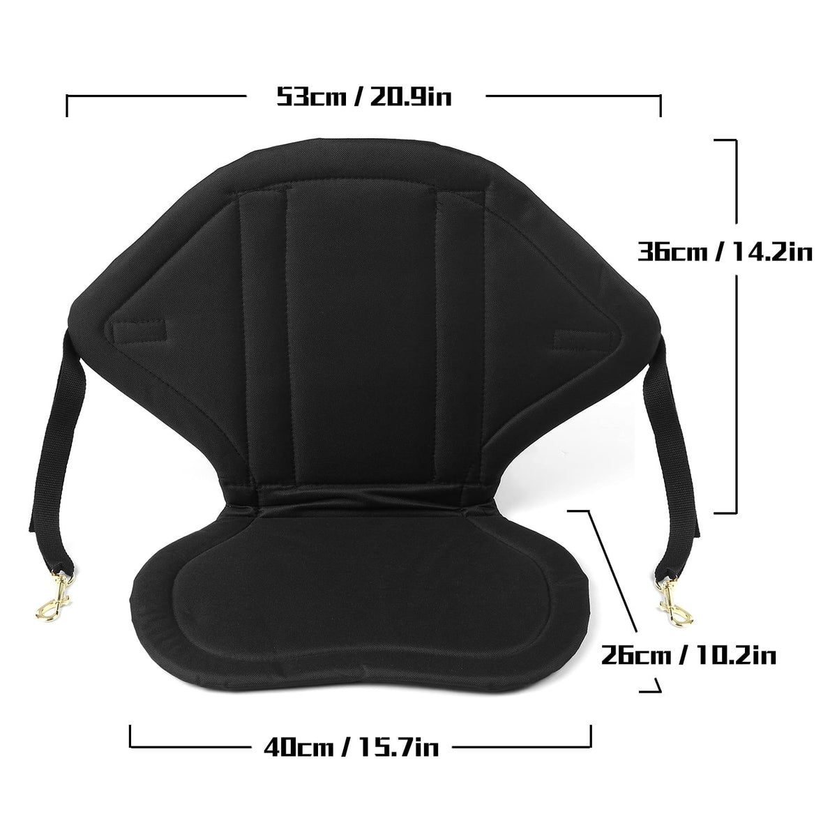 Lixada Water Repellent Children Kayak Seat With Back Support Kids High Back Canoe Seat Boats Cushioned Seat Pad For Watersports