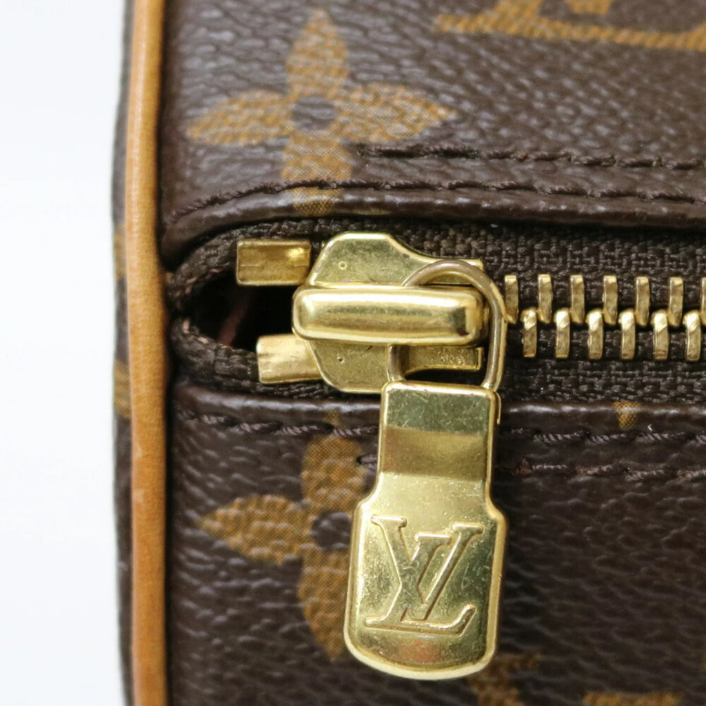 Pre-Owned Bag M51385 Women's (Good) Brown Monogram 30 Canvas Shoulder Papillon