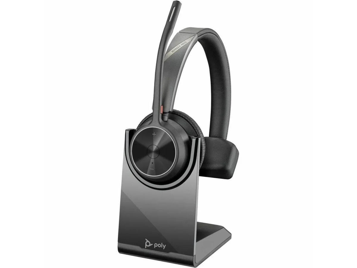 '- - with - kHz - Mono Monaural Hz Bluetooth 4310 Headset - 20 On-ear - 20 Condense... - Voyager Charge Ear-cup Stand USB-C Wireless Electret Assistant Siri, Over-the-head, - - - - 298.6 ft Poly