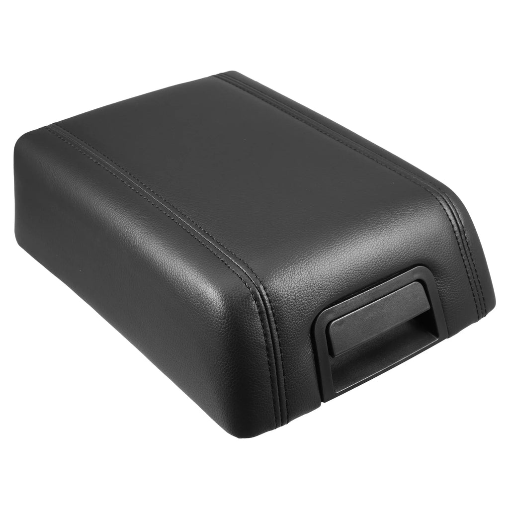 Lid Box Console Black F-150 2004-2008 Protector Cover Armrest Seat Center Car for Faux Leather
