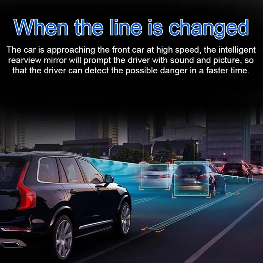 Pinnaco Dash Camera With Multi-Language Dual Lens, Night Viewing Dvr, And 170 Degree Wide Angle