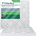 Filterbuy 12X12X1 Merv 13 Pleated Hvac Ac Furnace Air Filters (3-Pack)