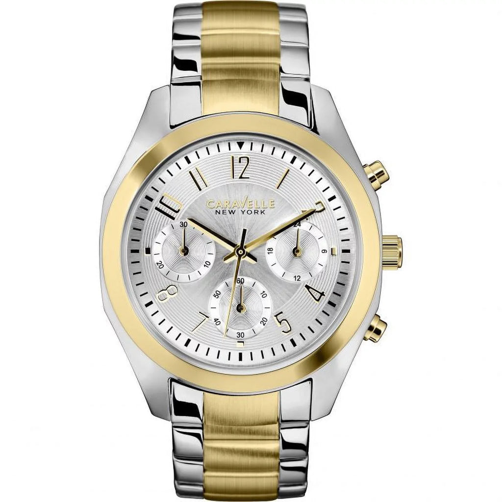 Silver Bulova Watch by Steel 45L136 31mm Stainless Women's Dial Caravelle