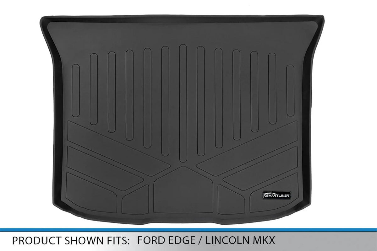 Trunk 2011-2015 Black Floor Lincoln Liner Custom Cargo Edge 2007-2014 climate With SMARTLINER All Mat / Fit MKX Compatible