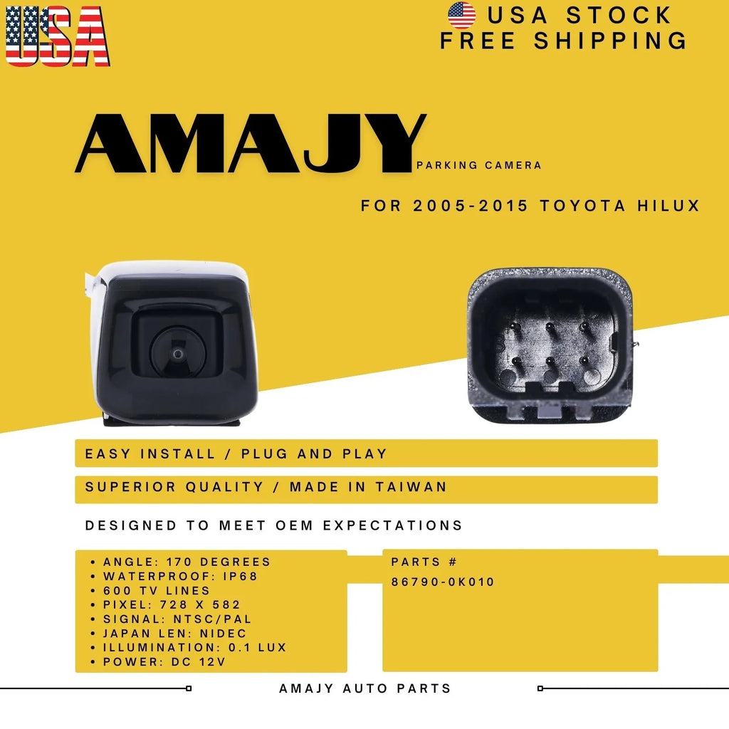 Backup 86790-0K010 Camera for HILUX Replaces 05-15