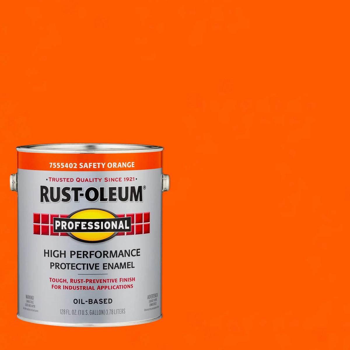 Safeguard Orange, Rust-Oleum Professional High Performance Gloss Protective Enamel Paint- Gallon, 2 Pack