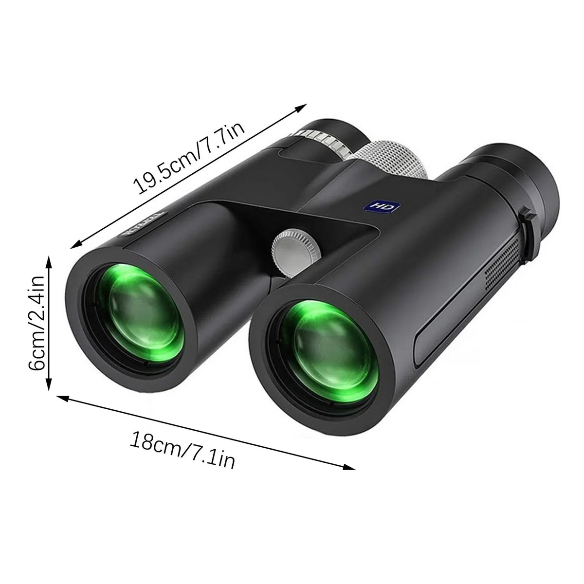 for Adapter Watching, Compact Bird Vision, School Adults, Binoculars to High HD Power Savings! for Binoculars Back Feltree View Light Low with 12x42 Binoculars Clear Hunting Night Large