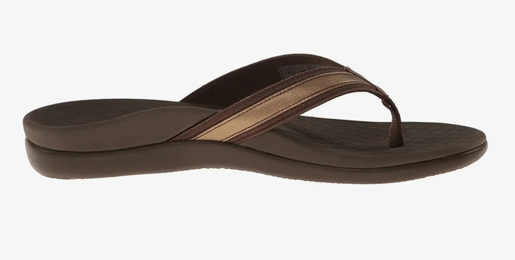 Sandals Vionic II Mettallic TIDE Flip Flop Women's Bronze