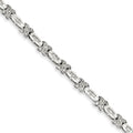 14K White Gold Diamond X Bracelet. Carat Wt- 0.98Ct