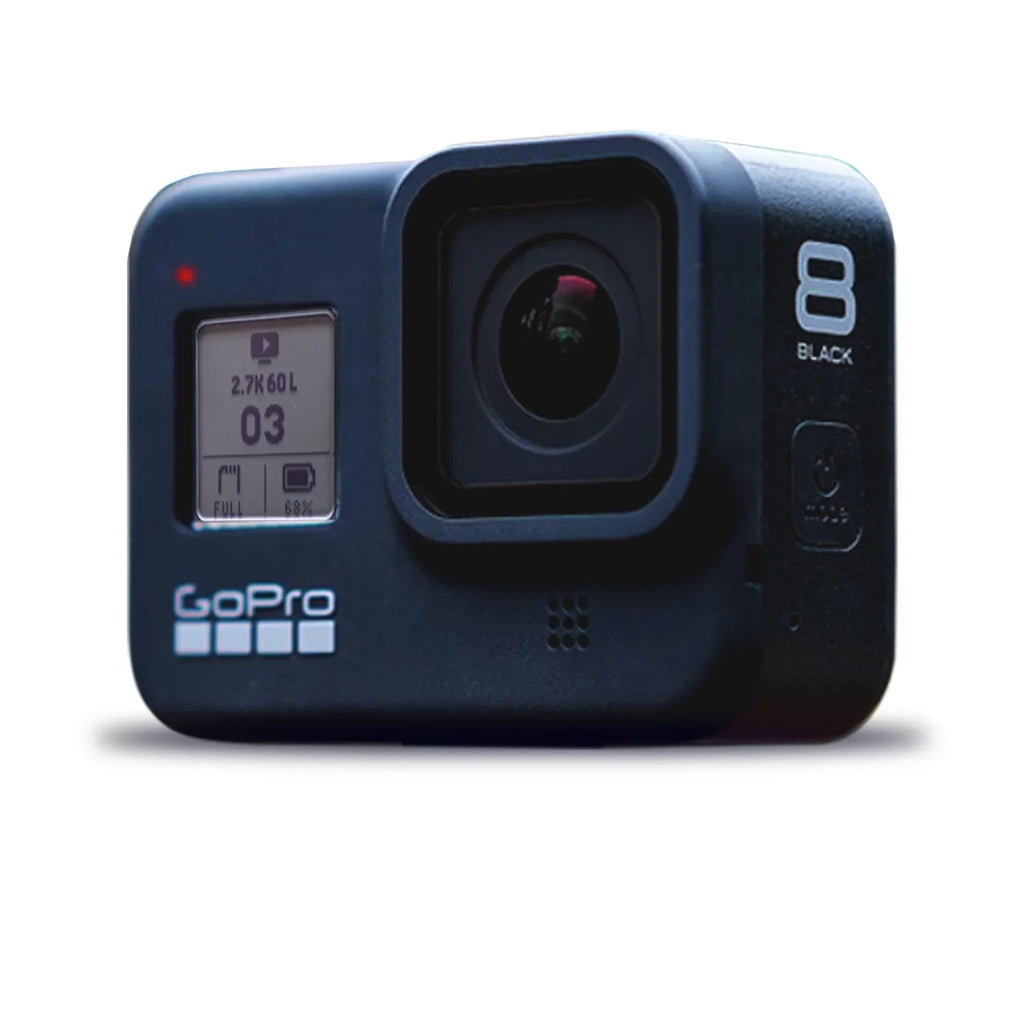 Gopro Hero8 Black Digital Action Camera - With Clean And Care Set + 64Gb Memory Card And More.