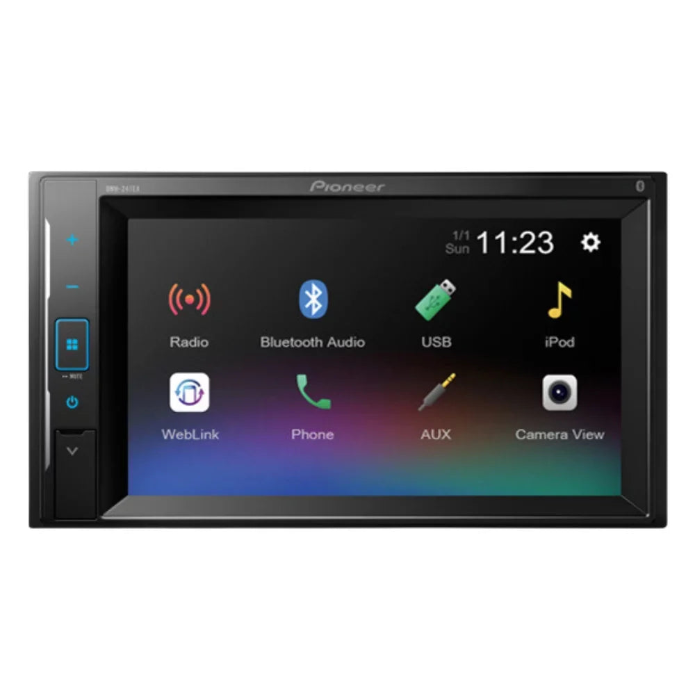 New Pioneer Dmh-241Ex 6.2" Multimedia Receiver (Does Not Play Cds) W/ Backup Camera