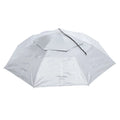 Folding Layer Silver Umbrella Adjustable 37.4" Fabric Sun Strip, Cap with OD Rain Oxford Hat, Uxcell Double