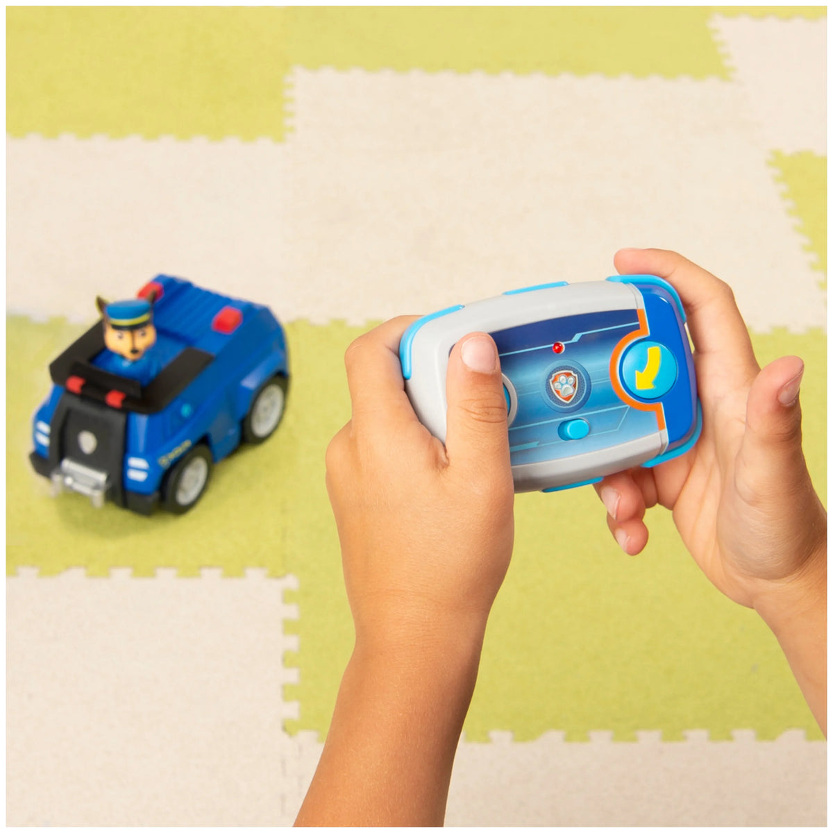 Paw Patrol, Chase Remote Control Police Cruiser With 2-Way Steering, For Kids Aged 3 And Up