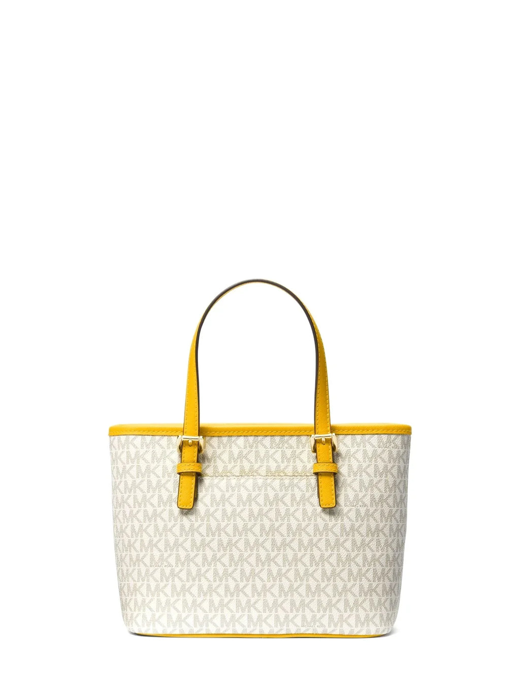 Bag Top-Zip Set Women's Kors Travel Extra-Small (Jasmine Multi) Yellow Logo Jet Michael Tote