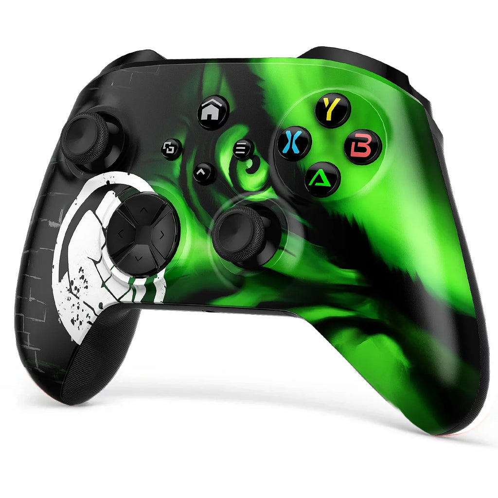 Bonadget Xbox One Wireless Controller, Compatible With Xbox One/Xbox One S/X/Xbox Series X/S/Android/Ios/Pc Gamepad Remote With Wifi/Macro Function/Turbo/3.5Mm Audio Jack(Need To Upgrade)