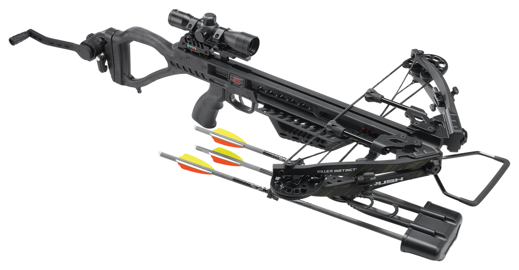 Killer Instinct 1002 Rush 400 Crossbow Pro Package With Crank Cocking System