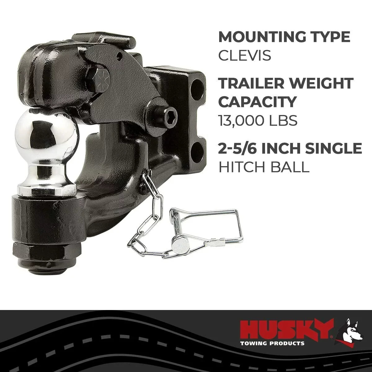 Husky RECEIVER HITCH 33114 Pintle One-Mount ACCESSORIES Towing Hook