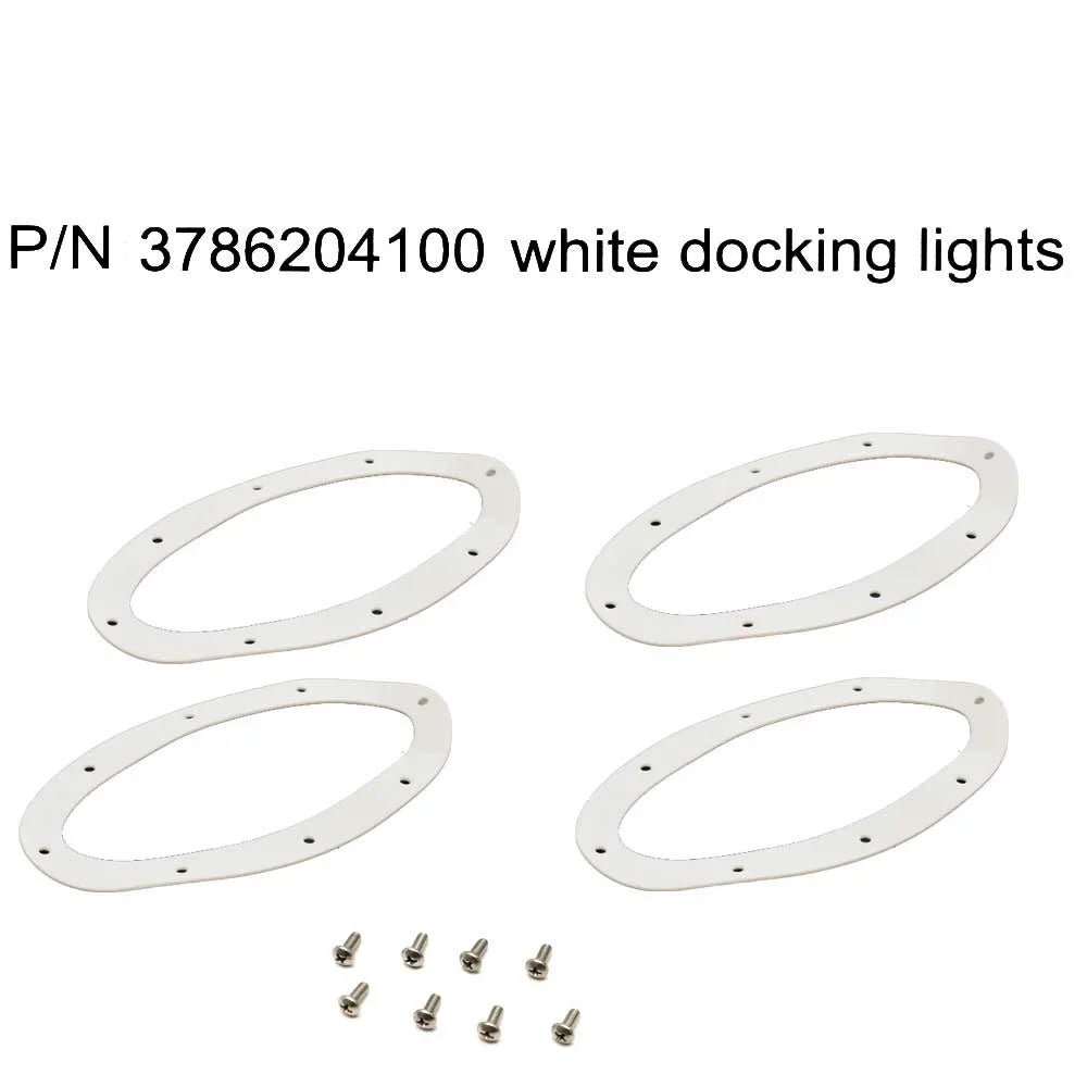 Lights 86204-7 Boat | (Pair) White Docking 7W Aqua Signal Hull Bow 12V