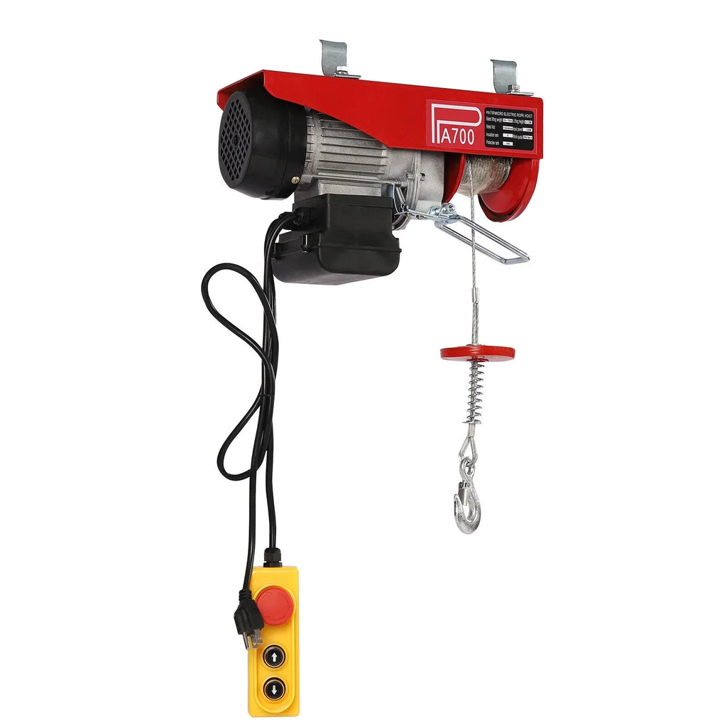 Winch Control Remote 110V Electric Winch Wire Electric Portable W/ Hoist 1543lbs