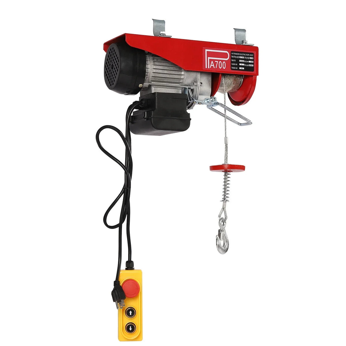 Winch Control Remote 110V Electric Winch Wire Electric Portable W/ Hoist 1543lbs