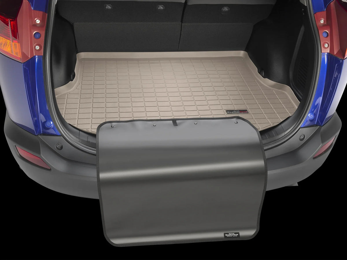 Row with Cargo Protector, 2nd Liner - WeatherTech compatible Bumper with Protector Seating Bumper Behind 2015-2018 Trunk With Tan RAV4