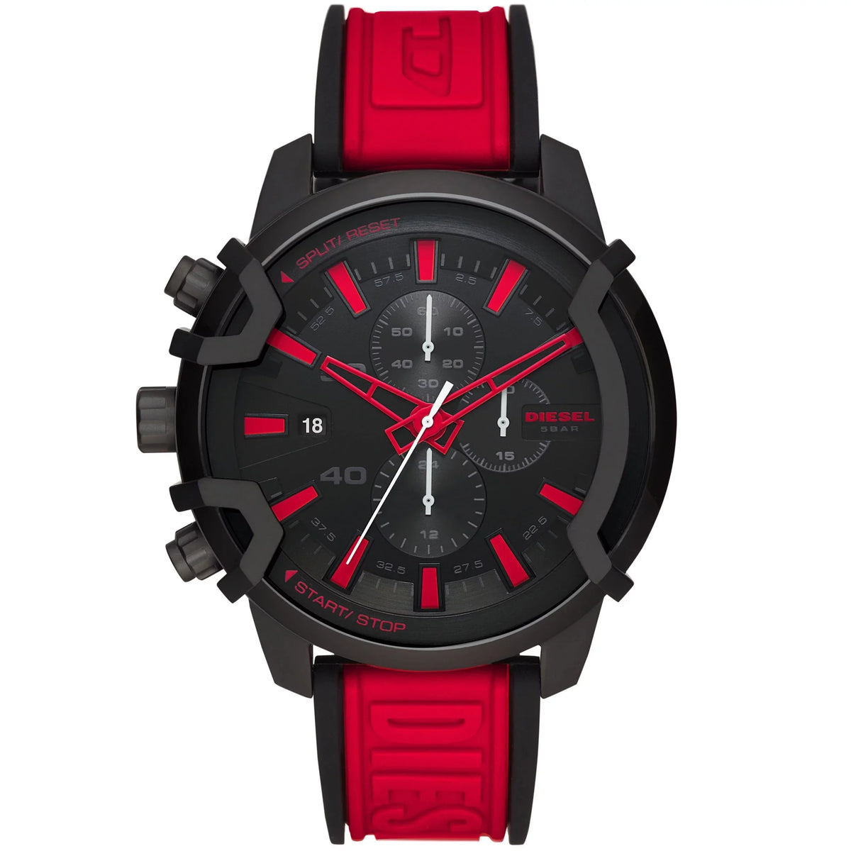 Griffed Diesel Chronograph Black DZ4530 Red