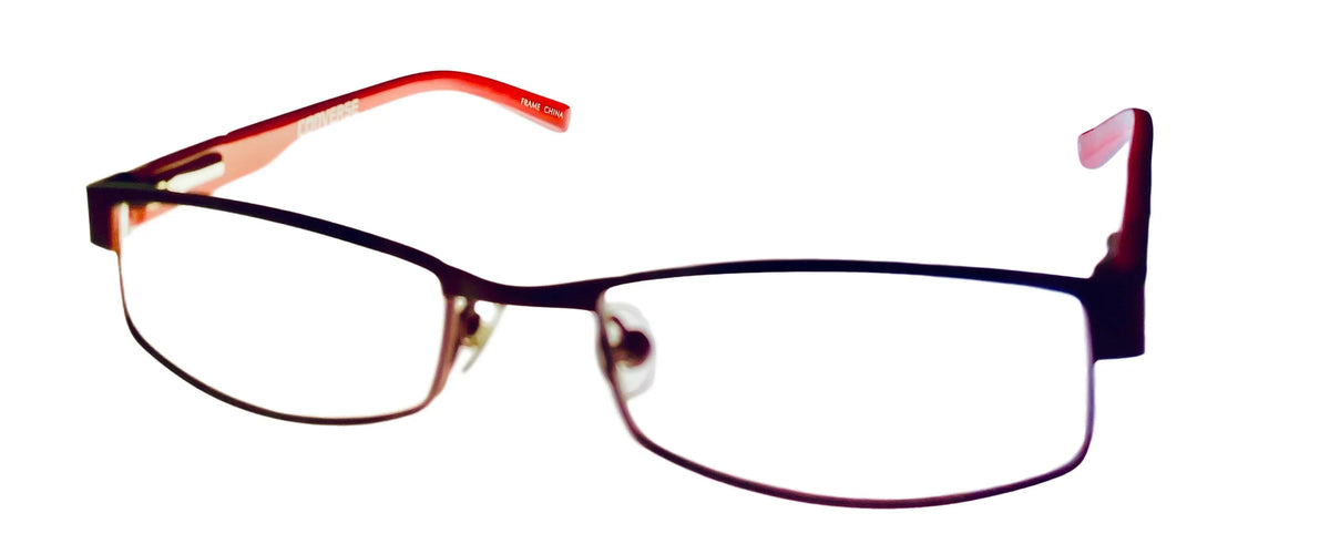 Metal Converse Frame Rectangle Womens Nitro 46mm Red Soft Ophthalmic