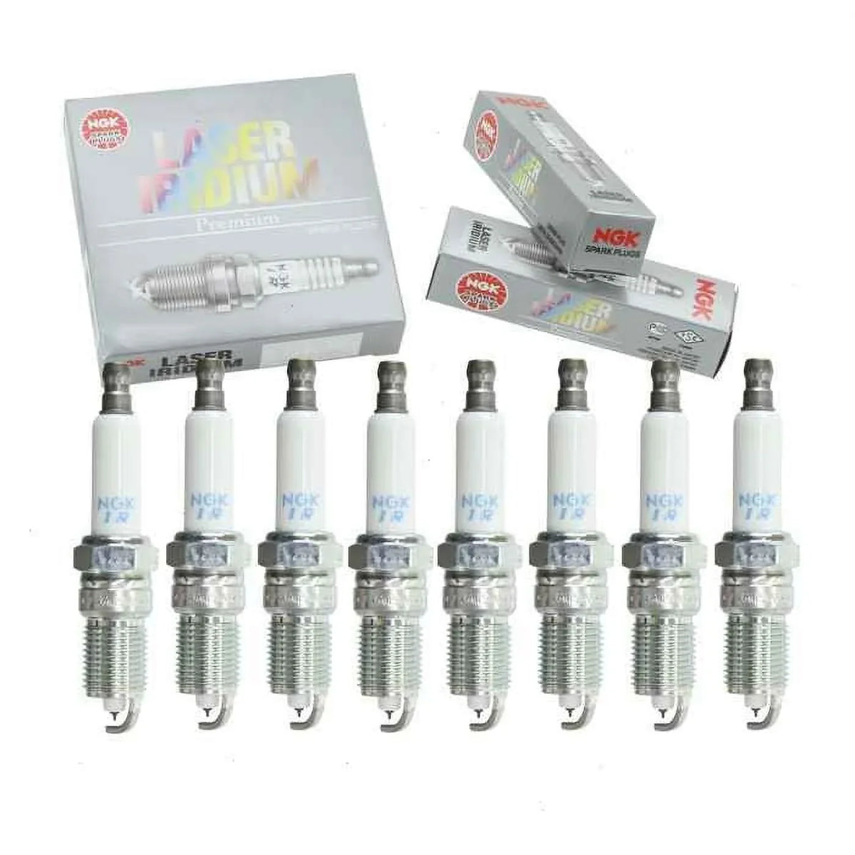 1500 6.2L compatible with Laser NGK 1999-2013 Chevrolet Silverado 5.3L V8 8 Spark 4.8L pc Iridium Plugs 6.0L