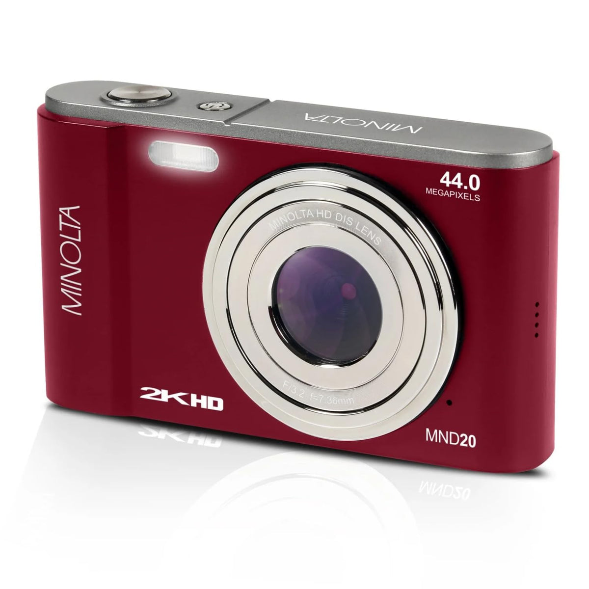Minolta Minolta MND20 44 MP 2.7K Ultra HD Digital Camera (Silver)